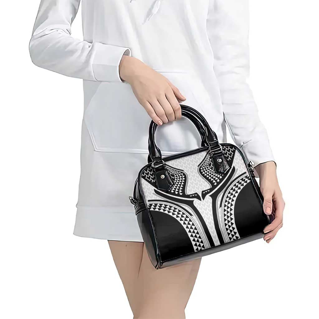 Hawaiian Kakau Art Tattoos Aquaman Style Shoulder Handbag White Version LT03 - Polynesian Pride