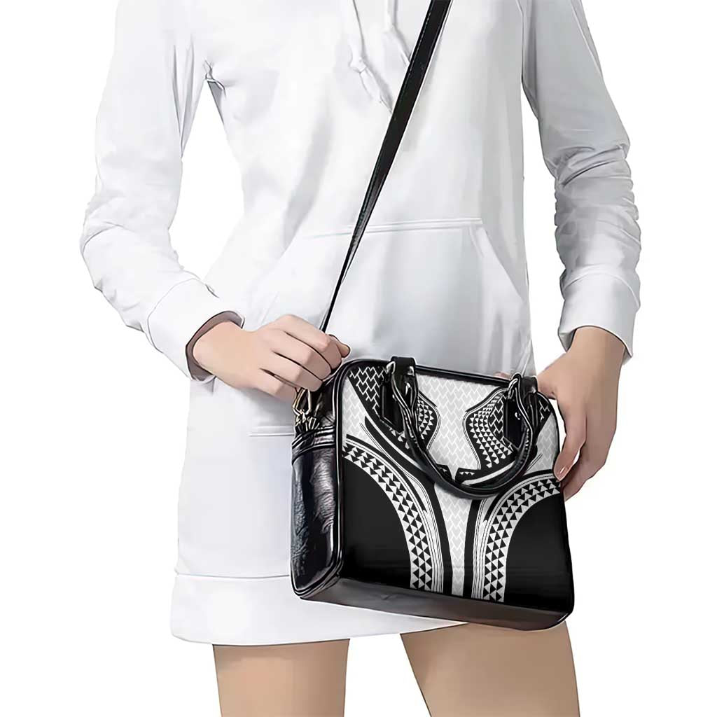 Hawaiian Kakau Art Tattoos Aquaman Style Shoulder Handbag White Version LT03 - Polynesian Pride