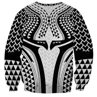 Hawaiian Kakau Art Tattoos Aquaman Style Sweatshirt White Version LT03 - Polynesian Pride