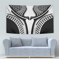 Hawaiian Kakau Art Tattoos Aquaman Style Tapestry White Version LT03 - Polynesian Pride
