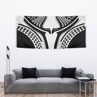 Hawaiian Kakau Art Tattoos Aquaman Style Tapestry White Version LT03 - Polynesian Pride