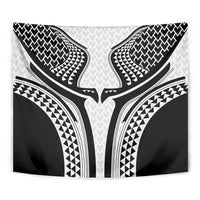 Hawaiian Kakau Art Tattoos Aquaman Style Tapestry White Version LT03 - Polynesian Pride