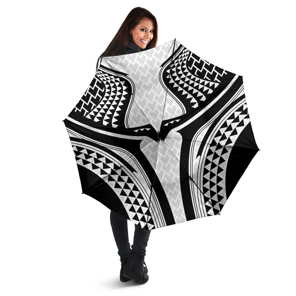 Hawaiian Kakau Art Tattoos Aquaman Style Umbrella White Version LT03 - Polynesian Pride