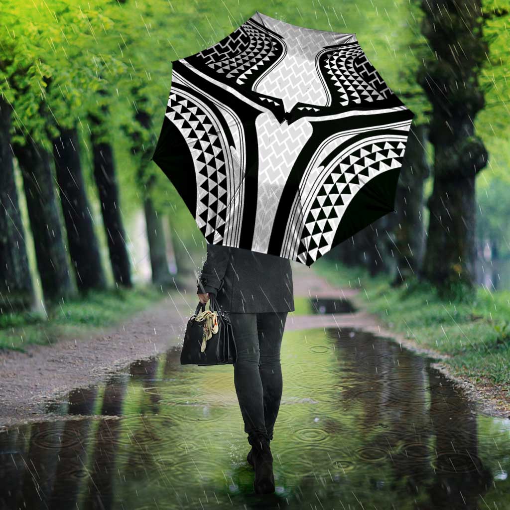 Hawaiian Kakau Art Tattoos Aquaman Style Umbrella White Version LT03 - Polynesian Pride