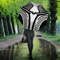 Hawaiian Kakau Art Tattoos Aquaman Style Umbrella White Version LT03 - Polynesian Pride