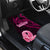 Polynesia Breast Cancer Car Mats Butterfly and Flowers Ribbon Maori Tattoo Ethnic Black Style LT03 - Polynesian Pride