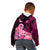 Polynesia Breast Cancer Kid Hoodie Butterfly and Flowers Ribbon Maori Tattoo Ethnic Black Style LT03 - Polynesian Pride