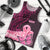 Polynesia Breast Cancer Men Tank Top Butterfly and Flowers Ribbon Maori Tattoo Ethnic Black Style LT03 Black - Polynesian Pride