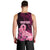 Custom Polynesia Breast Cancer Men Tank Top Butterfly and Flowers Ribbon Maori Tattoo Ethnic Black Style LT03 - Polynesian Pride