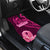 Polynesia Breast Cancer Car Mats Butterfly and Flowers Ribbon Maori Tattoo Ethnic Pink Style LT03 - Polynesian Pride