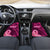 Polynesia Breast Cancer Car Mats Butterfly and Flowers Ribbon Maori Tattoo Ethnic Pink Style LT03 - Polynesian Pride