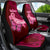 Polynesia Breast Cancer Car Seat Cover Butterfly and Flowers Ribbon Maori Tattoo Ethnic Red Style LT03 - Polynesian Pride