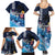 Hawaiian Honu Honi Ihu Family Matching Summer Maxi Dress and Hawaiian Shirt With Plumeria and Kakau Art Pattern