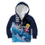 Hawaiian Honu Honi Ihu Kid Hoodie With Plumeria and Kakau Art Pattern