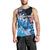 Hawaiian Honu Honi Ihu Men Tank Top With Plumeria and Kakau Art Pattern