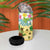 Hawaii Aloha Turtle Family on The Beach with Colorful Tropical Flowers 4 in 1 Can Cooler Tumbler