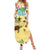 Aloha Turtle Family on The Beach Family Matching Summer Maxi Dress and Hawaiian Shirt with Hawaiian Colorful Plumeria