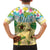 Aloha Turtle Family on The Beach Hawaiian Shirt with Hawaiian Colorful Plumeria