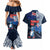 New Zealand Waitangi Couples Matching Mermaid Dress and Hawaiian Shirt Te Ra O Waitangi Maori Kiwis Bird LT03 - Polynesian Pride