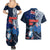 New Zealand Waitangi Couples Matching Summer Maxi Dress and Hawaiian Shirt Te Ra O Waitangi Maori Kiwis Bird LT03 - Polynesian Pride