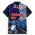 New Zealand Waitangi Family Matching Mermaid Dress and Hawaiian Shirt Te Ra O Waitangi Maori Kiwis Bird LT03 - Polynesian Pride