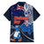 New Zealand Waitangi Family Matching Summer Maxi Dress and Hawaiian Shirt Te Ra O Waitangi Maori Kiwis Bird LT03 - Polynesian Pride