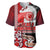 Maori Waitangi Baseball Jersey Hei-tiki Koru with Tino Rangatiratanga Maori Flag LT03 Red - Polynesian Pride