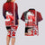 Maori Waitangi Couples Matching Long Sleeve Bodycon Dress and Hawaiian Shirt Hei-tiki Koru with Tino Rangatiratanga Maori Flag LT03 - Polynesian Pride