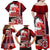 Maori Waitangi Family Matching Off Shoulder Maxi Dress and Hawaiian Shirt Hei-tiki Koru with Tino Rangatiratanga Maori Flag LT03 - Polynesian Pride