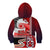 Maori Waitangi Kid Hoodie Hei-tiki Koru with Tino Rangatiratanga Maori Flag LT03 - Polynesian Pride