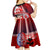 Maori Waitangi Kid Short Sleeve Dress Hei-tiki Koru with Tino Rangatiratanga Maori Flag LT03 - Polynesian Pride