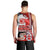 Maori Waitangi Men Tank Top Hei-tiki Koru with Tino Rangatiratanga Maori Flag LT03 - Polynesian Pride