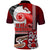 Maori Waitangi Polo Shirt Hei-tiki Koru with Tino Rangatiratanga Maori Flag LT03 - Polynesian Pride