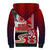 Maori Waitangi Sherpa Hoodie Hei-tiki Koru with Tino Rangatiratanga Maori Flag LT03 - Polynesian Pride