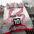 Cook Islands Marathon 2025-Pursuit in Paradise Bedding Set Red Color