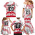 Cook Islands Marathon 2025-Pursuit in Paradise Family Matching Mermaid Dress and Hawaiian Shirt Red Color