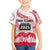 Cook Islands Marathon 2025-Pursuit in Paradise Family Matching Short Sleeve Bodycon Dress and Hawaiian Shirt Red Color