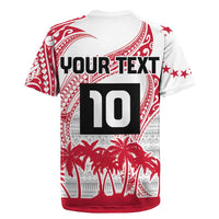 Cook Islands Marathon 2025-Pursuit in Paradise Rugby Jersey Red Color LT03 - Polynesian Pride