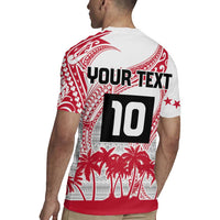 Cook Islands Marathon 2025-Pursuit in Paradise Rugby Jersey Red Color LT03 - Polynesian Pride