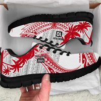 Cook Islands Marathon 2025-Pursuit in Paradise Sneakers Red Color LT03 Red - Polynesian Pride