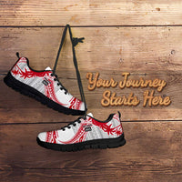 Cook Islands Marathon 2025-Pursuit in Paradise Sneakers Red Color LT03 - Polynesian Pride