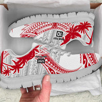 Cook Islands Marathon 2025-Pursuit in Paradise Sneakers Red Color LT03 Red - Polynesian Pride