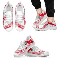 Cook Islands Marathon 2025-Pursuit in Paradise Sneakers Red Color LT03 - Polynesian Pride