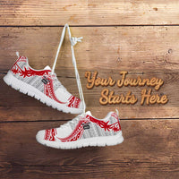 Cook Islands Marathon 2025-Pursuit in Paradise Sneakers Red Color LT03 - Polynesian Pride