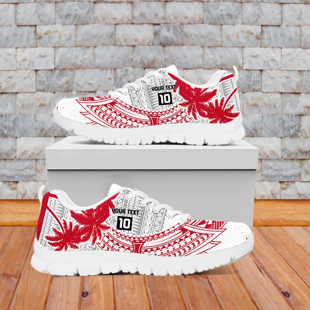Cook Islands Marathon 2025-Pursuit in Paradise Sneakers Red Color LT03 - Polynesian Pride