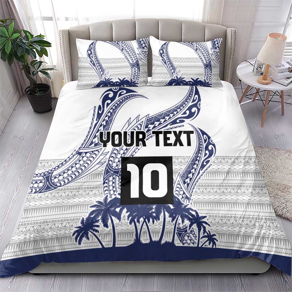 Cook Islands Marathon 2025-Pursuit in Paradise Bedding Set Blue Color LT03 - Polynesian Pride