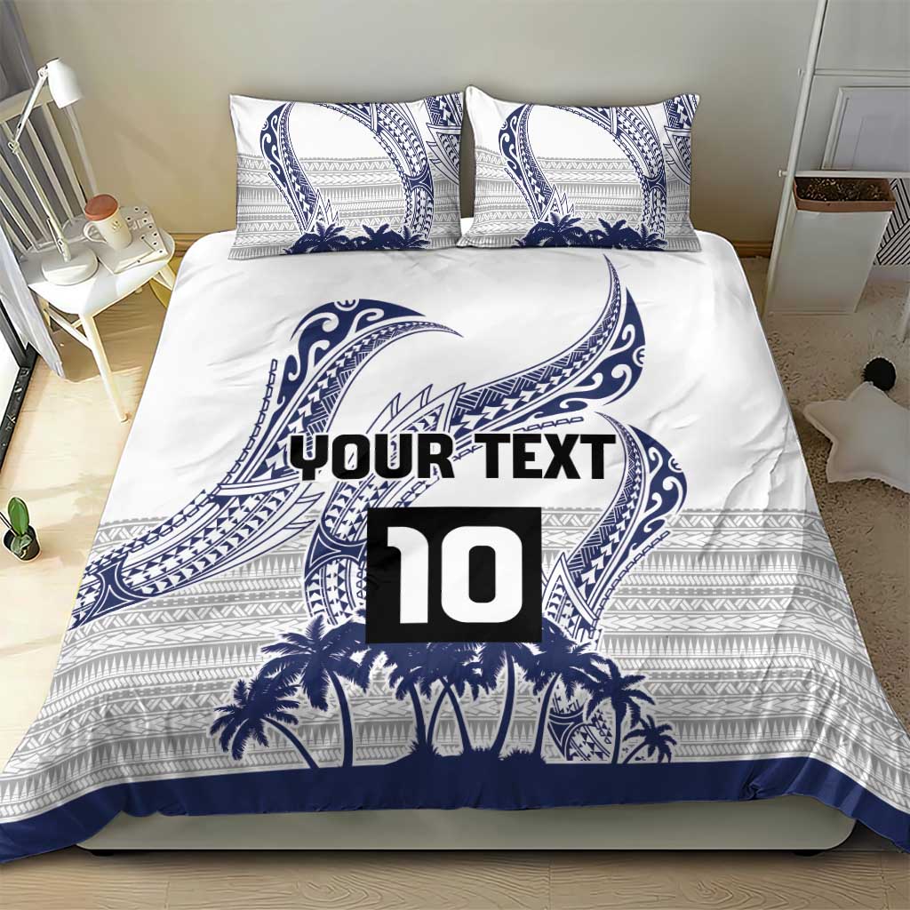 Cook Islands Marathon 2025-Pursuit in Paradise Bedding Set Blue Color LT03 - Polynesian Pride
