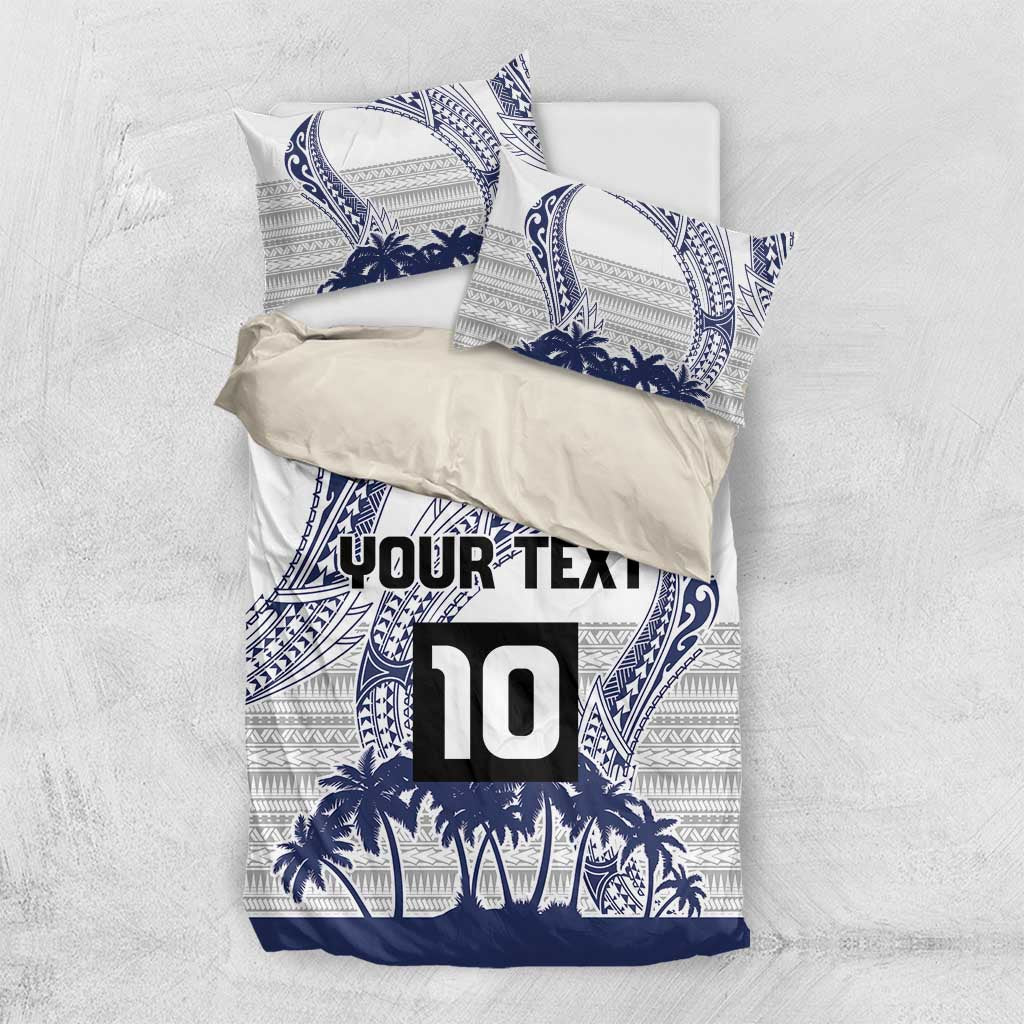 Cook Islands Marathon 2025-Pursuit in Paradise Bedding Set Blue Color LT03 US Twin 172cm x 218cm Blue - Polynesian Pride