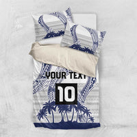 Cook Islands Marathon 2025-Pursuit in Paradise Bedding Set Blue Color LT03 US Twin 172cm x 218cm Blue - Polynesian Pride