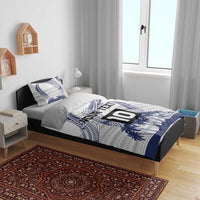 Cook Islands Marathon 2025-Pursuit in Paradise Bedding Set Blue Color LT03 - Polynesian Pride
